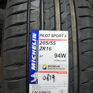 205/55ZR16 Michelin Pilot Sport 4 Tyres